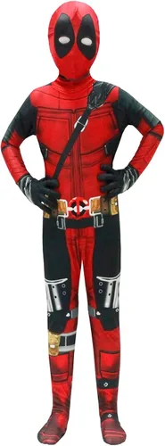 Vista 2 de CaoKaien Traje de superhéroe de elastano, disfraz de Halloween y cosplay estilo 3D