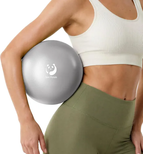 Vista 22 de Slim Panda Pelota de Pilates, Pelota de Ejercicio Pequeña de 9 Pulgadas, Mini Pelota de Yoga Antiestallido para Estabilidad, Entrenamiento, Barre
