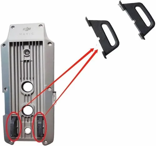 Vista 2 de [Piezas para drones] 1 par de patas de carcasa inferior/engranaje de aterrizaje para DJI Mavic Pro/Platinum Fuselage Pad Pieza de repuesto