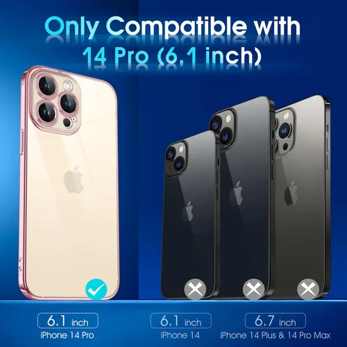 Vista 180 de Supdeal Funda cristalina transparente para iPhone 11, [No se amarillea] [Protección de la cámara] [Probado contra caídas de grado militar] Funda