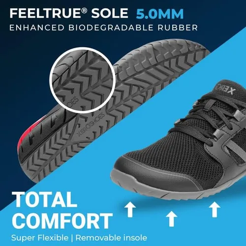 Vista 4 de Xero Shoes Zelen Zero Drop - Tenis de correr para hombre con plantilla extraíble