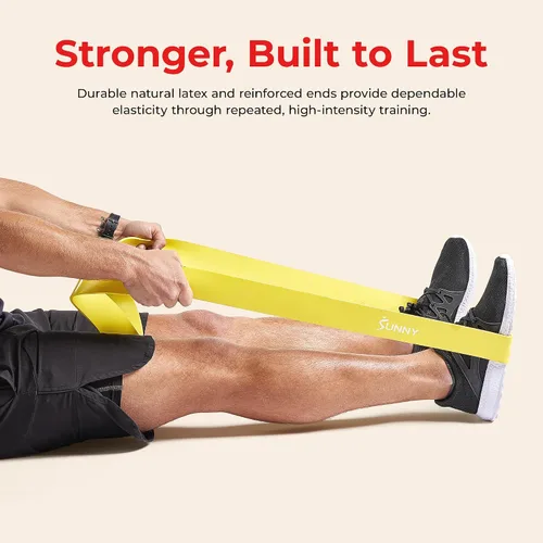 Vista 4 de Sunny Health & Fitness Versatile Resistance Band (Single or Combo Set)