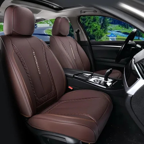 Vista 40 de Coverado - Fundas de asiento delantero de coche, fundas de asiento de cuero de lujo para automóviles, fundas de asiento de automóvil protectoras