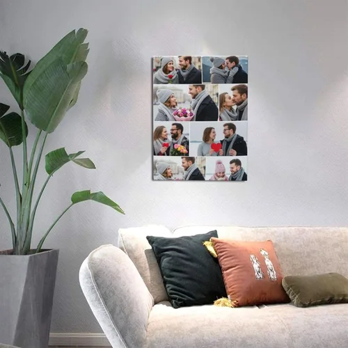 Vista 4 de Nxwdwqa Impresiones en Lienzo Personalizadas con Tus Fotos Impresas, Arte de Pared en Lienzo Personalizado, Sube Tu Foto al Arte de Pared, Regalo