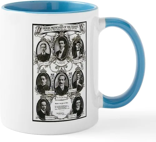 Vista 29 de CafePress The Courageous Titanic Band Taza de café de cerámica de 11 oz (11.0 fl oz)