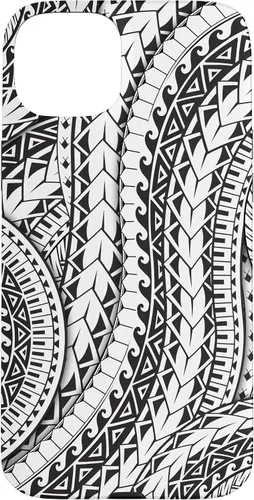 Vista 9 de Funda de arte tribal polinesio para iPhone 16