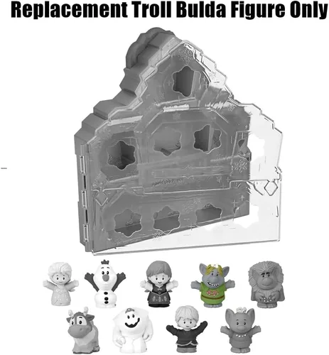 Vista 4 de Pieza de repuesto para Fisher-Price Little-People Carry Along Castle Case Playset – HMX76 ~ Figura de repuesto Troll Bulda ~ Inspirado