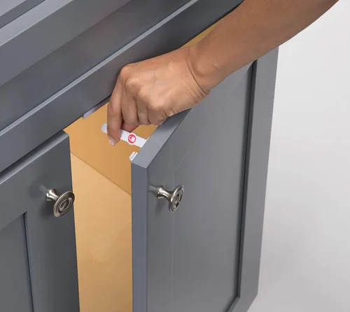 Vista 5 de Safety 1st Pestillo adhesivo para gabinete, 12 piezas, talla única