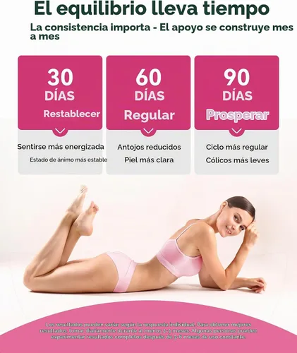 Vista 7 de Brillo interior Myo D-Chiro Inositol 40:1 Equilibrio hormonal de las mujeres 120 cápsulas