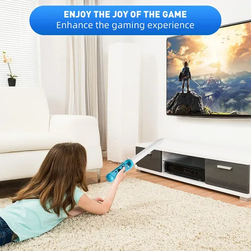 Vista 7 de Espada LED para The Legend of Zelda Skyward Sword HD, accesorio de juego FANPL iluminado, mango de espada para interruptor e interruptor OLED Right