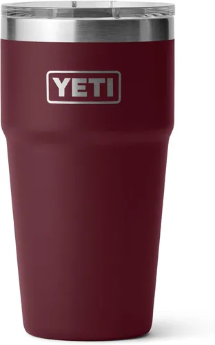 Vista 39 de YETI Rambler - Vaso apilable de 20 onzas, acero inoxidable, aislado al vacío con tapa MagSlider Verde mar