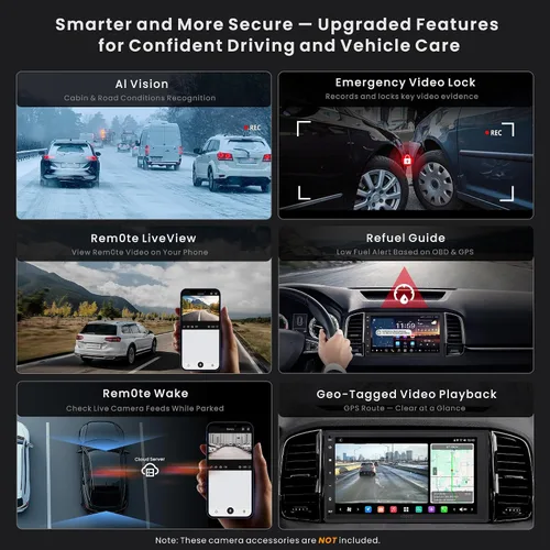 Vista 4 de ATOTOZONE Estéreo de auto de doble DIN con IA de 7 pulgadas, 8G+128G, 4G LTE, Carplay inalámbrico y Android Auto, audio 7.1.2 Ch, DSP, 36B-EQ, FLAC