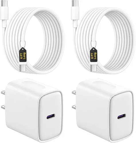 Vista 15 de Cargador USB C de carga rápida para iPhone 18 17 16 15 Negro