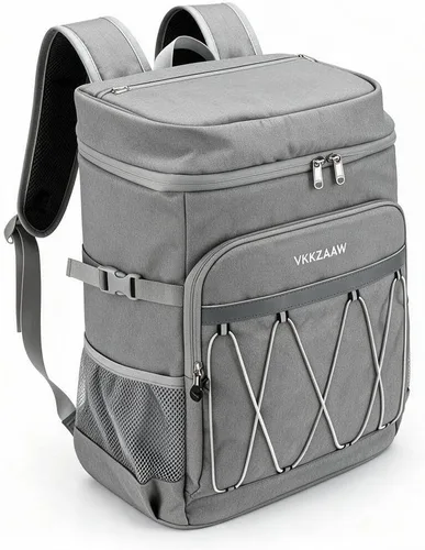 Vista 13 de Mochila enfriadora de 42 latas aisladas a prueba de fugas, suave y ligera para almuerzo, multifuncional, aislada, impermeable, para mujeres
