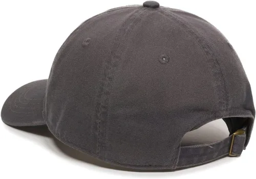 Vista 3 de Gorra de béisbol con bordado de algodón ajustable para papá