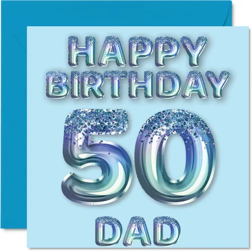 Vista 236 de Stuff4 Tarjeta de primer cumpleaños para niños, globo de fiesta con purpurina azul, tarjetas de feliz cumpleaños para niño de 1 año, nieto, hijo, 57