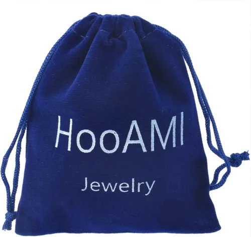 Vista 7 de HooAMI - Collar con colgante de cruz acero inoxidable