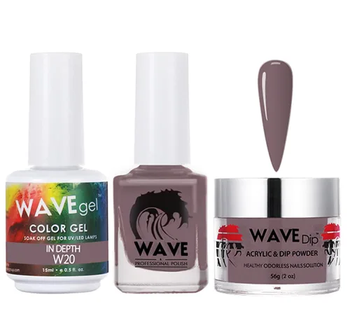 Vista 15 de WAVEGEL - Juego de gel de remojo, laca de uñas y polvo acrílico a juego - Colección Simplicity - #P109 Blizzard