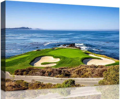 Vista 31 de chenchenArt Augusta - Arte de pared para campo de golf nacional Augusta, campo de golf de 12 hoyos, arte de pared para sala de estar, dormitorio