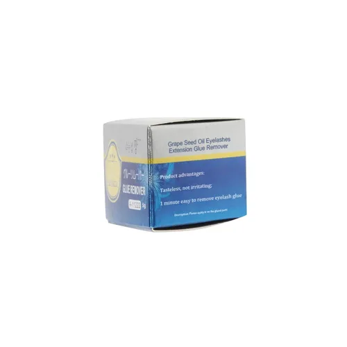 Vista 3 de Limpiador profesional de extensiones de pestañas con aceite de semilla de uva, removedor de pegamento, 0.18 onzas, color blanco, 0.18 onzas