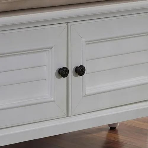 Vista 6 de Homestyles Banco de almacenamiento Bermuda Off-White