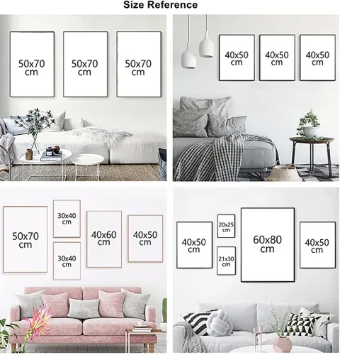 Vista 9 de JINFU Lienzo decorativo para pared, impresión personalizada en lienzo, lienzo personalizado con tus fotos, arte en lienzo para sala de estar