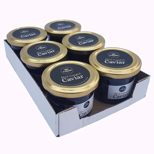 Vista 2 de Elsinore Cavier de Peces Grumos Negro 3.53 oz