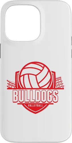 Vista 21 de Bulldogs Volleyball Back to School Spirit R Case for iPhone XR