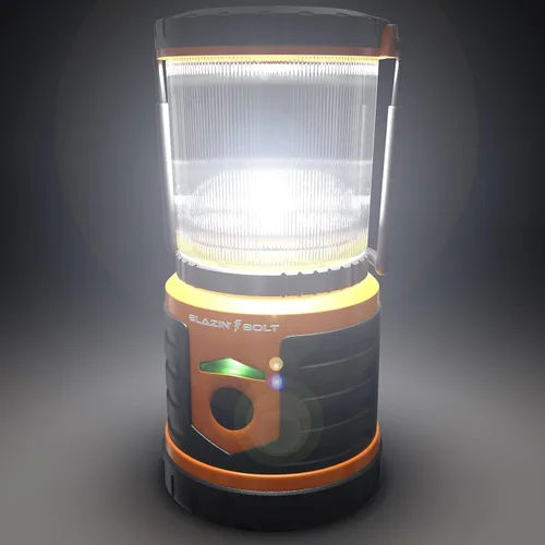 Vista 3 de Linterna recargable USB resistente de Blazin Bolt Banco de energía de 6000mAh 400 lúmenes 400 horas de luz 6 modos Para camping