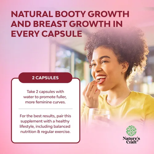 Vista 7 de Natures Craft G Curve Horny Goat Weed para Mujeres - Mezcla Femenina Vigorizante con Raíz de Maca Femenina y Tribulus Terrestris Energía Mejorada