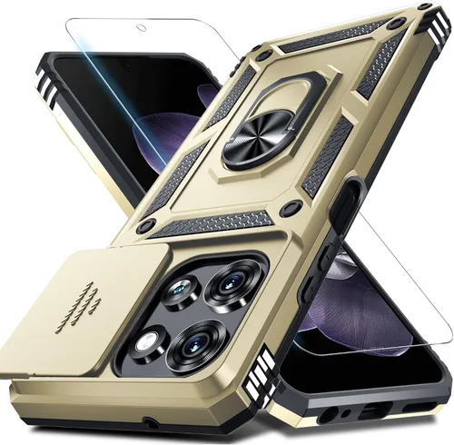 Vista 25 de Funda para Moto G Power 5G 2026/2025 Funda integrada para cámara deslizante negra