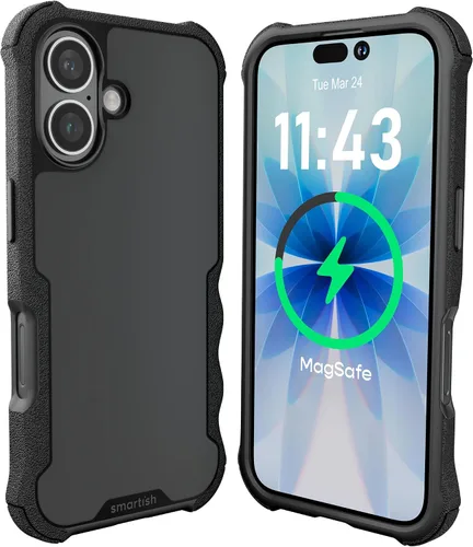 Vista 85 de Smartish Funda para iPhone 12 Pro Max Armor - Gripzilla [resistente + protectora] Funda de agarre delgada y resistente - Black Tie Affair