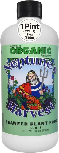 Vista 9 de Neptune's Harvest Fertilizante de algas marinas 0-0-1 (36 onzas)