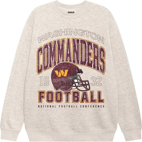 Vista 27 de FOCO Sudadera unisex de cuello redondo con logotipo de equipo universitario de la NFL
