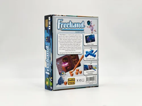 Vista 3 de Freehand by Indie Boards & Cards, juego de mesa para fiestas