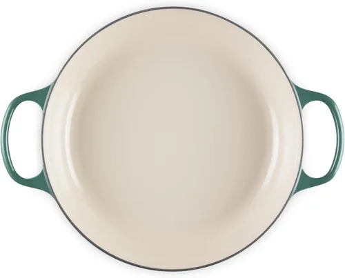 Vista 3 de Le Creuset Signature - Sartén de hierro fundido esmaltada con mango de hierro, 3,5 qt., alcachofa