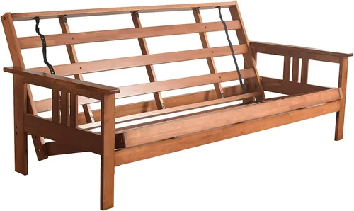 Vista 3 de Kodiak Futons Monterey - Marco para futón, sin cajones, Barbados