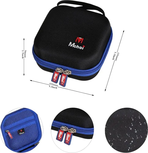 Vista 7 de Funda rígida de viaje compatible con Logitech Ergo M570/M575/M575S/Nulea M501/M509 Trackball Mouse inalámbrico, solo funda