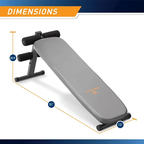 Vista 3 de Marcy Banco de ejercicios inclinado utilitario para entrenamiento de fuerza y entrenamientos de gimnasio en casa