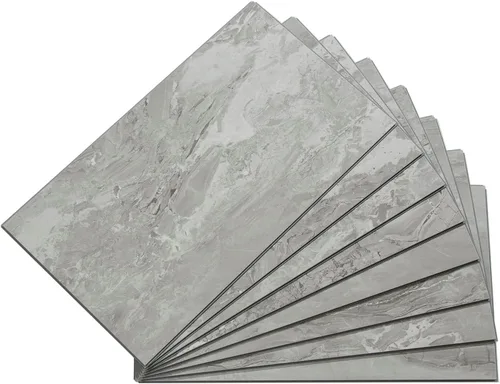 Vista 57 de Palisade Azulejos de vinilo entrelazados impermeables para pared/salpicadero para cocina o baño en mármol español (muestra de 4.5x11 pulgadas)