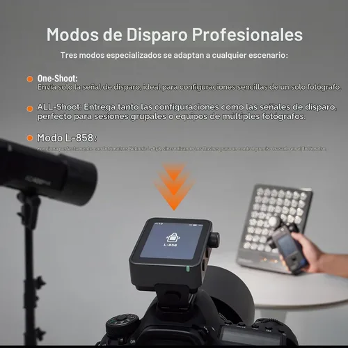 Vista 6 de Godox X3PRO-S X3PRO S Disparador de flash inalámbrico para Sony, TTL 2.4GHz