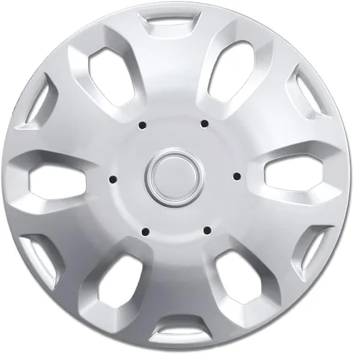Vista 11 de PIT66 Tapa central de rueda para Ford E150 E250 E350 F250 F350 1994-2008 4WD cubierta central de rueda delantera, 1 unidad, color plateado