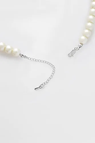 Vista 5 de BABEYOND - Collar de perlas redondas de imitación para novias, bodas