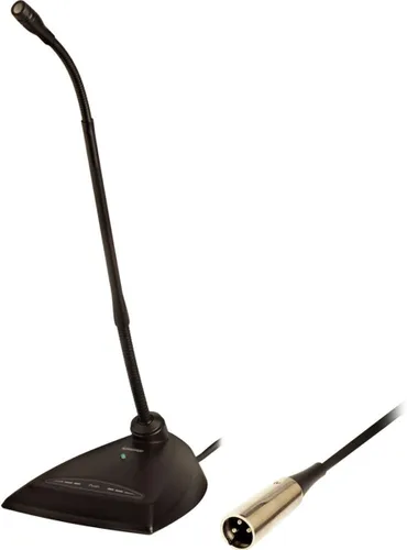 Vista 5 de Micrófono Shure MX405LP/C de condensador cardioide, cuello de cisne de 5" con indicador de estado bicolor, menos preamplificador