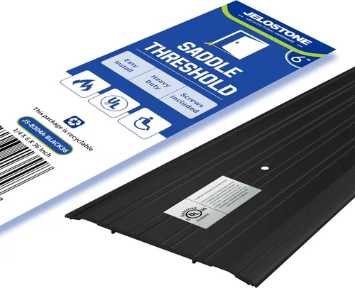 Vista 11 de 6" W x 1/4" H x 36" L - Commercial Aluminum Door Threshold(Dark Bronze Anodized)- Door Saddle- ADA accessible Barrier Free- Fire Rated- Door Bronce