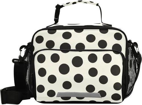 Vista 14 de Vangogh - Lonchera para niños con diseño de noche estrellada, organizador de doble aislamiento, impermeable y reutilizable, bolsa de comida