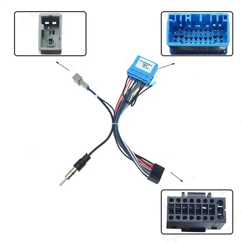 Vista 3 de Arnés de retrofit de energía estéreo de radio de coche de 16 pines para Suzuki Grand Vitara Swift SX4 Acura/Suzuki/Honda Accord OdysseyVehículos