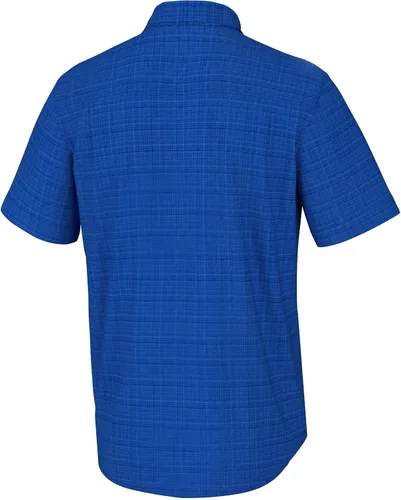 Vista 2 de HUK Camisa de manga corta con botones de pesca con patrón Kona para hombre
