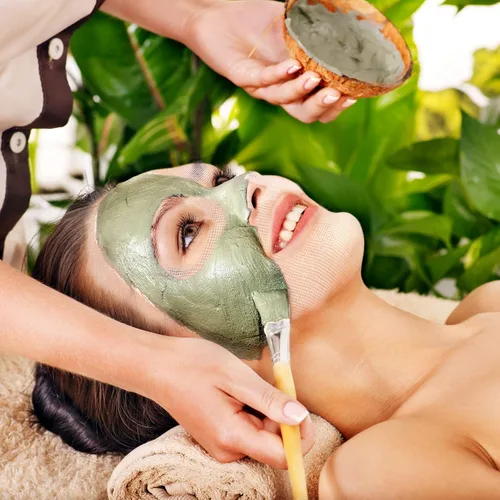 Vista 5 de 100 hojas de algodón de belleza facial de gasa precortada, cuidado de la piel facial, suaves almohadillas de gasa facial de alta frecuencia