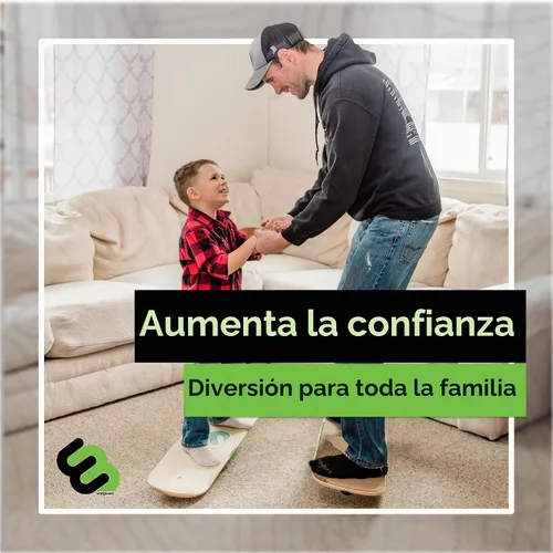 Vista 5 de Whirly Board - Tabla de equilibrio amplia para escritorio de pie - Tabla de equilibrio antifatiga para escritorios de pie Bunde - Ancho + Mat +